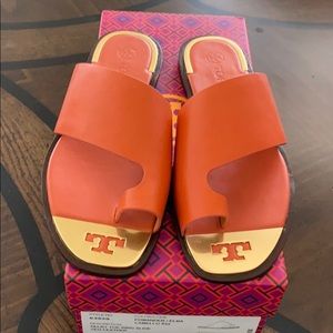 tory burch selby toe ring slide sandal